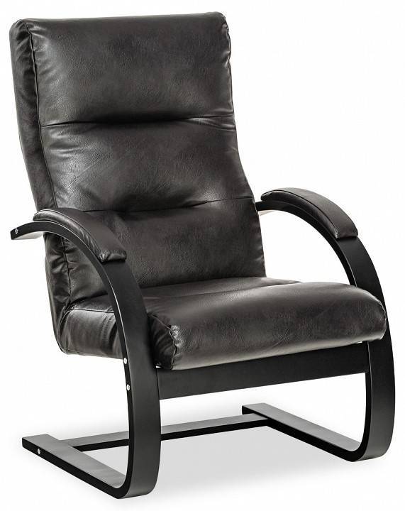 Кресло Leset Монэ 4687203506407 венге/черный Dundi 108