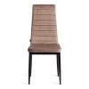 Стул Tetchair Easy (mod. JSC02-1) 21257 металл, флок, Beige (бежевый) HLR8/черный фото 5