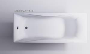 Ванна из искусственного камня Астра-Форм Вега 170x70 Solid Surface, белая матовая