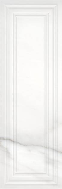 Керамическая плитка Meissen Gatsby GTU052 Рельеф Белый 25x75