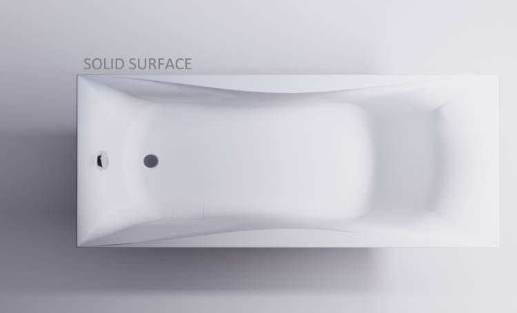 Ванна из искусственного камня Астра-Форм Вега 170x70 Solid Surface, белая матовая