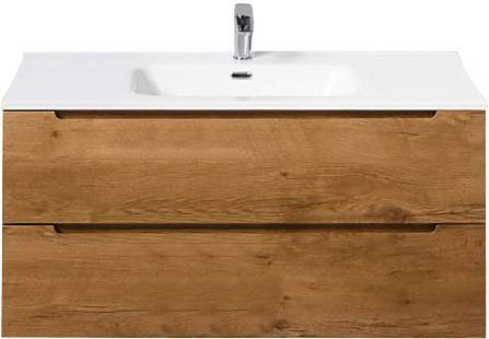 Тумба под раковину Belbagno Etna ETNA-1200-2C-SO-RN-P 120x45.5x50 Rovere Nature подвесная с двумя выкатными ящиками, с доводчиками