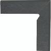 Плинтус Paradyz Semir Grafit Cokol Ciety правый (B+A) 30x8.1
