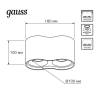 Потолочный светодиодный светильник Gauss HD032 фото 2