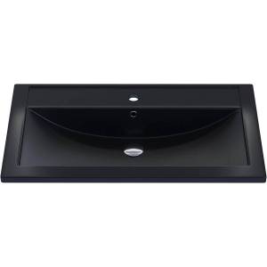 Раковина Uperwood Foster Quartz 291030038 80 см, уголь, черная матовая