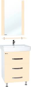 Мебель для ванной Bellezza Рокко 50 напольная, бежевая