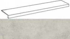 Ступень Italon Миллениум 620070001283 Silver фронтальная 33x80