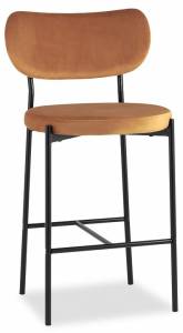 Стул барный Stool Group Барбара BARBARA CC HLR-35 велюр терракотовый