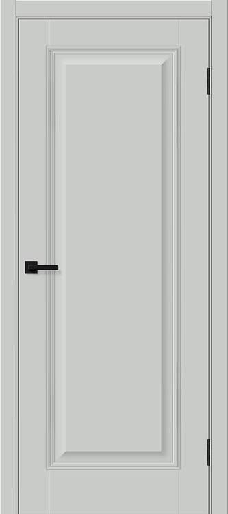 Межкомнатная дверь Bravo Классик-10 полотно Grey Silk 600x2000