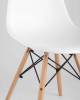 Набор из 4 стульев Stool Group Eames 8056PP WHITE X4 фото 7