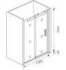 Душевая дверь в нишу Good Door Galaxy WTW-130-C-CH профиль хром фото 7