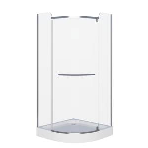 Душевой уголок Grossman GR-7090 Classic 90x90x190 полукруг, дверь распашная