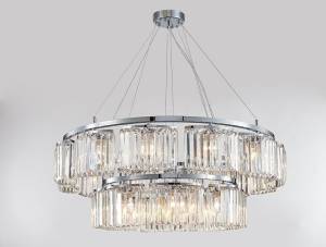 Подвесной светильник Newport 4358+12/S Chrome М0062828