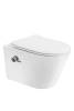 Унитаз подвесной Boheme Avva 973-SET-2-MW с функцией биде, с крышкой-сиденьем, белый матовый