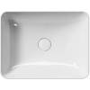Раковина GSI Pura 884711 белый глянцевый, 50x38 фото 2