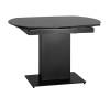 Стол обеденный Stool Group Хлоя DF120T 120 black DUAL керамика темная 120(180)x90x75