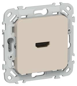 Розетка HDMI IEK Flite FI-H10-K88 льняной