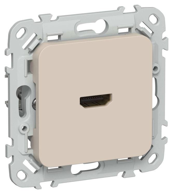 Розетка HDMI IEK Flite FI-H10-K88 льняной