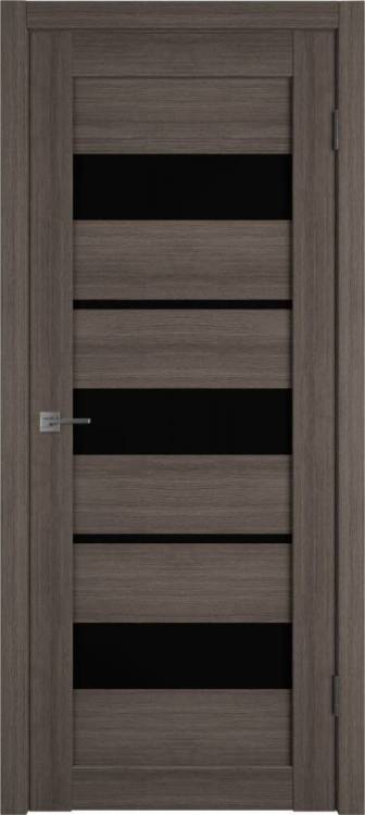 Межкомнатная дверь Владимирская Фабрика Дверей Atum 23 Grey стекло Black Gloss 900x2000