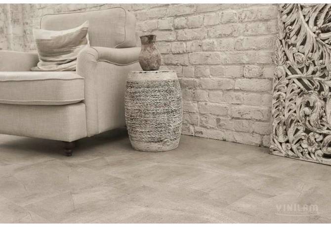 SPC Ламинат Vinilam Ceramo Stone 8/43 4V 61603 Бетонная Смесь 940x470