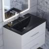 Раковина Uperwood Foster Quartz 291030034 черная матовая, уголь, 70x45.5 фото 4
