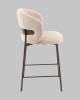 Стул полубарный Stool Group Блейз LV-109-S112-P-8019 капучино, каркас серо-коричневый, букле фото 4