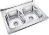 Мойка кухонная Emar Steel 6080A(Q)