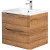 Тумба под раковину Belbagno Acqua ACQUA-700-2C-SO-RR 70x45x50 Rovere Rustico подвесная с двумя выкатными ящиками фото 2