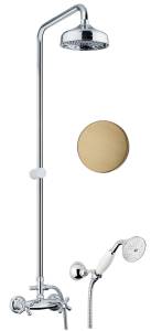 Душевая стойка Fiore Margot Sky 01ZZ0620 бронза