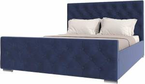 Кровать 1600х2000 НК-Мебель Интеро 72306773 Индиго 110x169.4x220.5