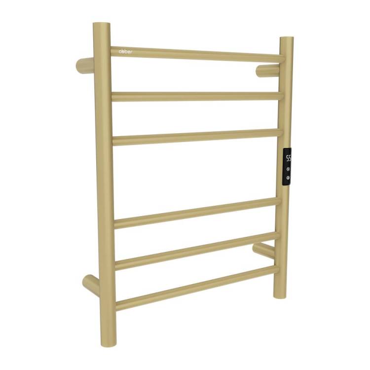Полотенцесушитель электрический Abber Standard AH4606G золото матовое, 63x50