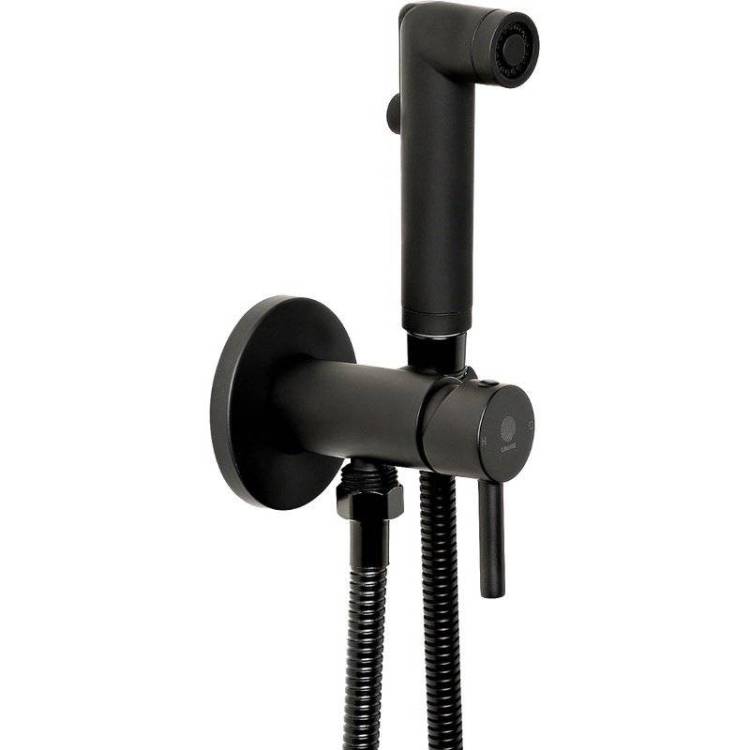 Гигиенический душ Orange Карл M05-888b черный, со смесителем