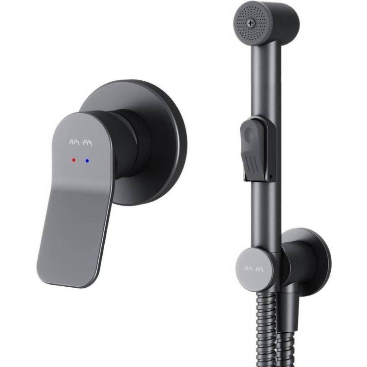 Гигиенический душ Am.Pm X-Joy F40H85A22 черный, с внутренней частью