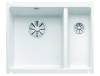 Мойка кухонная Blanco Subline 350/150-U 523741 белый глянец