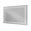 Зеркало BelBagno SPC-KRAFT-1200-800-SENS-AL с подсветкой и подогревом, Сатин фото 2