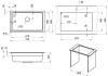 Мойка кухонная Granula Kitchen Space KS-7303U шварц фото 3