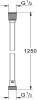 Душевой шланг Grohe Silverflex 28362A00 125см, темный графит фото 3
