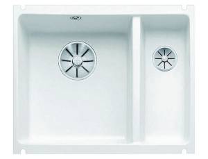 Мойка кухонная Blanco Subline 350/150-U 523741 белый глянец