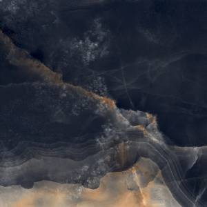 Керамогранит Laparet Interstellar Black чёрный полированный 80х80