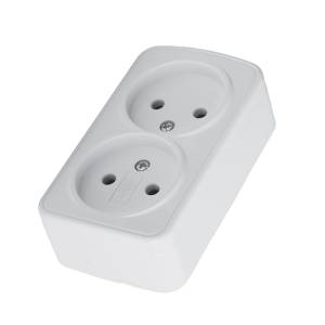 Розетка накладная 2-местная Stekker PST10-502-20 50075