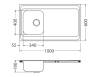 Мойка кухонная Alveus Classic Pro 70 1130471 Sat-90 с сифоном, 100x60 фото 5