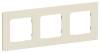 Рамка 3-постовая IEK Flite FI-M32-32-20-K86 сливочный