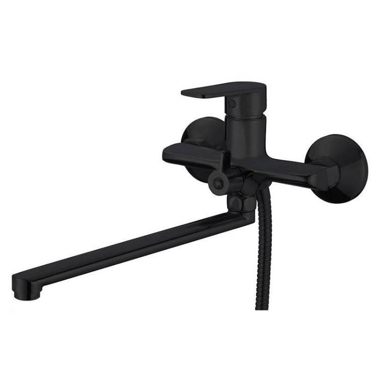 Смеситель для ванны Osgard Platt Black 87223 черный