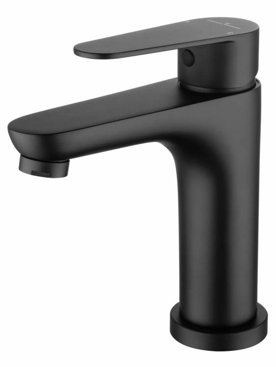 Смеситель для раковины Wonzon & Woghand WW-A40202-MB черный матовый