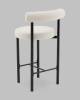 Стул полубарный Stool Group Флорео vd-plb-floreo-fl-milk молочный, букле фото 5