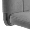Набор из кресла и стула Tetchair Bari LT 25053 серый, черный, флок фото 8