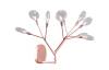Бра Crystal Lux Evita AP9 COPPER/TRANSPARENT