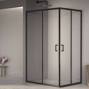Душевой уголок RGW Passage PA-040B 3508104090-14 90x100 см профиль Черный
