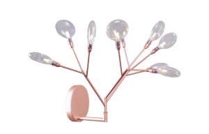 Бра Crystal Lux Evita AP9 COPPER/TRANSPARENT