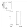 Настенный светильник Odeon Light Hightech Dario 4245/2WA фото 3
